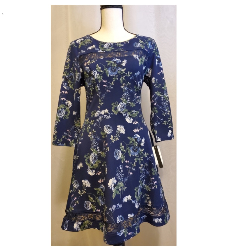 Speechless - Floral Print Skater Dress